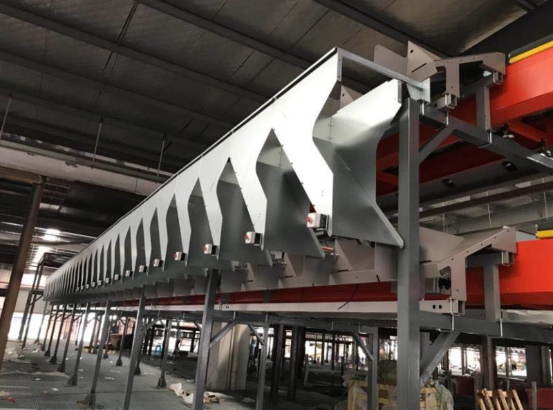 双层环形分拣机滑槽